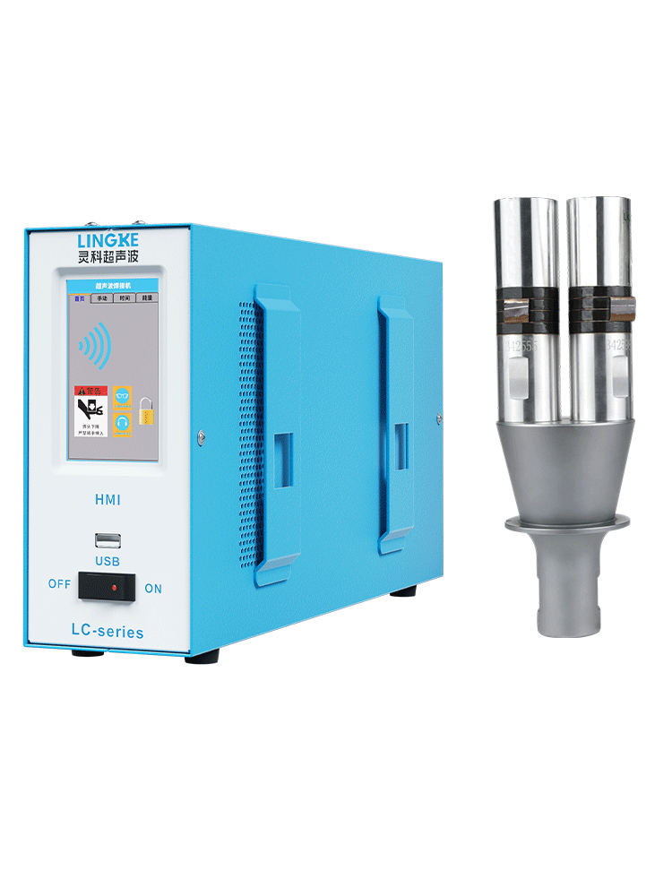 20kHz-2600W 數字 靈科超聲波發生器+超聲波換能器
